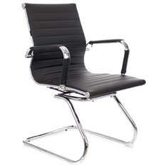 Стул Everprof Leo CF, металл/искусственная кожа, цвет: черный