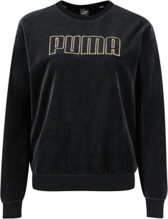 Свитшот женский Puma Modern Basics Velour Crew, размер 46-48