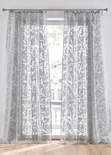 Гардина с узором деворе(1 шт.) Bonprix
