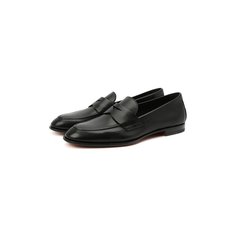 Кожаные лоферы Santoni