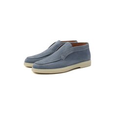 Замшевые ботинки Santoni
