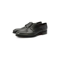Кожаные дерби Santoni