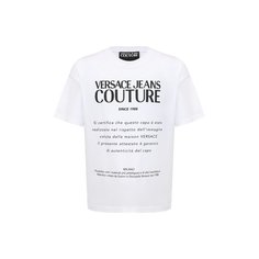 Хлопковая футболка Versace Jeans Couture
