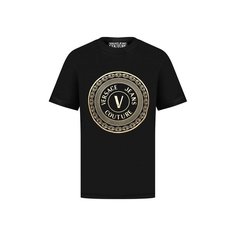 Хлопковая футболка Versace Jeans Couture