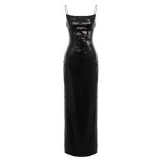 Платье с пайетками Balmain