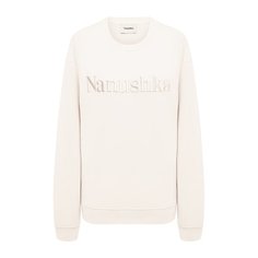 Хлопковый пуловер Nanushka