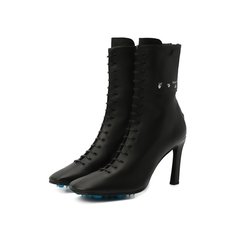 Кожаные ботильоны Off-White