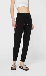 Stradivarius Спортивные Брюки Из Мягкой Ткани Женская Коллекция Черный S