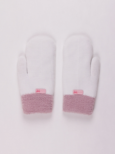 Варежки женские DAIROS GD71700348 белые ONE SIZE