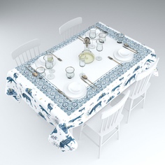 Скатерть Сирень Кай и Герда Цвет: Белый 120х145 см