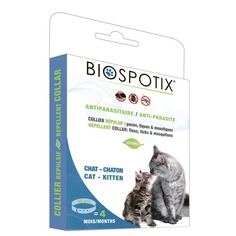 Ошейник для кошек против блох, вшей, клещей Biospotix Cat collar бежевый, 35 см