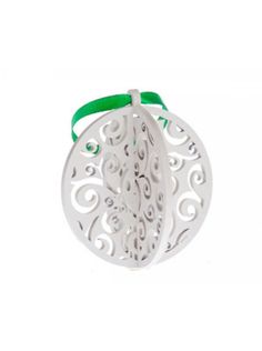 Елочная игрушка Томик Шар Ажурный 2016-4 6 см 1 шт.