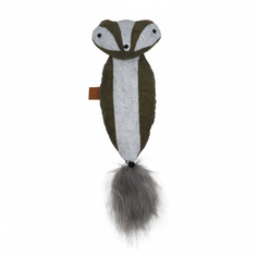 Игрушка EBI для кошек мягкая с кошачьей мятой "Rocco", коричневая