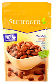 Миндаль Seeberger жареный натуральный 150г Германия