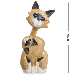 Статуэтка "Кошачья гибкость" суар 30 см Decor and Gift
