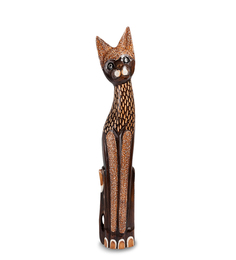 Статуэтка "Кошка" 80 см (албезия, о.Бали) Decor and Gift