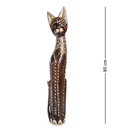Статуэтка "Кошка" 80 см (албезия, о.Бали) Decor and Gift