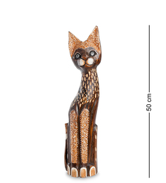 Статуэтка "Кошка" 50 см (албезия, о.Бали) Decor and Gift