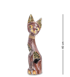 Статуэтка "Кошка" 40 см (албезия, о.Бали) Decor and Gift