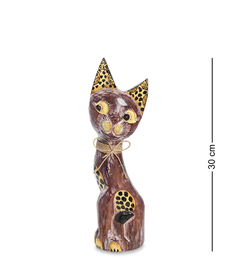 Статуэтка "Кошка" 30 см (албезия, о.Бали) Decor and Gift