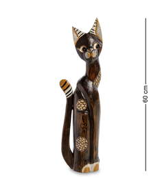 Статуэтка "Кошка" 60 см (албезия, о.Бали) Decor and Gift