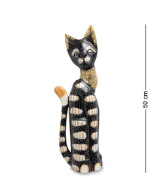Статуэтка "Кошка" 50 см (албезия, о.Бали) Decor and Gift