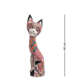 Статуэтка "Кошка" 40 см (албезия, о.Бали) Decor and Gift