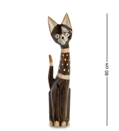 Статуэтка "Кошка" 60 см (албезия, о.Бали) Decor and Gift