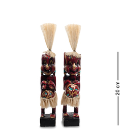 Статуэтка "Асмат" набор из двух, 20 см Decor and Gift