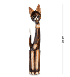 Статуэтка "Кошка" 80 см (албезия, о.Бали) Decor and Gift