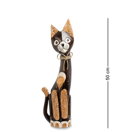 Статуэтка "Кошка" 50 см (албезия, о.Бали) Decor and Gift