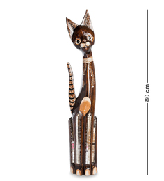 Статуэтка "Кошка" 80 см (албезия, о.Бали) Decor and Gift