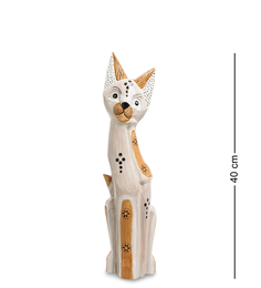 Статуэтка "Кошка" 40 см (албезия, о.Бали) Decor and Gift