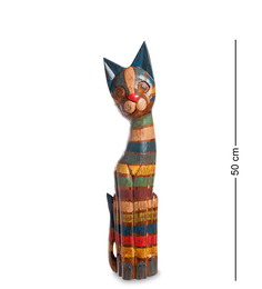 Статуэтка "Кошка" 50 см (албезия, о.Бали) Decor and Gift
