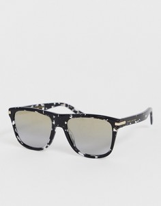 Солнцезащитные очки в квадратной черепаховой оправе Marc Jacobs-Серый
