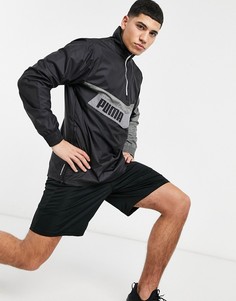 Черная куртка с короткой молнией PUMA Training-Черный цвет
