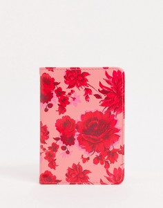 Обложка для паспорта с розовым цветочным принтом Ban Do-Розовый