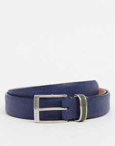 Темно-синий ремень из вощеной замши Ted Baker