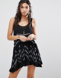 Платье-комбинация Free People-Черный