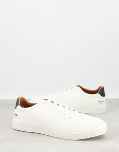 Белые кроссовки с рифленой подошвой ASOS DESIGN-Белый