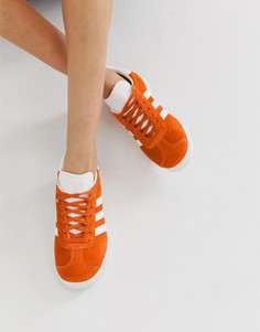 Оранжевые кроссовки adidas Originals Gazelle-Оранжевый