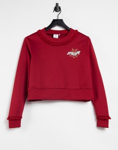 Красный укороченный свитшот PUMA x Charlotte Olympia