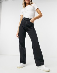 Черные джинсы с широкими штанинами Dr Denim Echo-Черный цвет