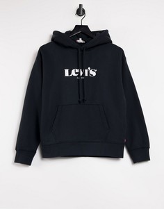Худи черного цвета с логотипом Levis-Черный цвет Levis®