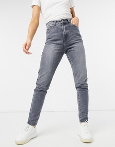 Серые выбеленные джинсы скинни Dr Denim Nora-Серый