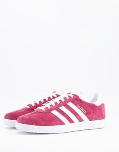 Бордовые кроссовки adidas Originals Gazelle-Красный