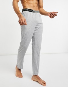 Серые трикотажные штаны для дома Burton Menswear-Серый