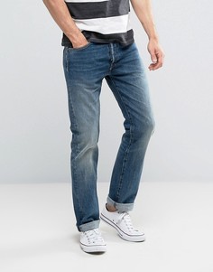 Синие выбеленные джинсы прямого кроя Levis 501 Original Fret-Синий Levis®