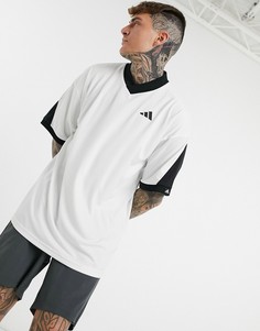 Белая футболка adidas Training-Белый