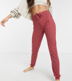 Джоггеры ягодного цвета в рубчик New Look Tall-Красный